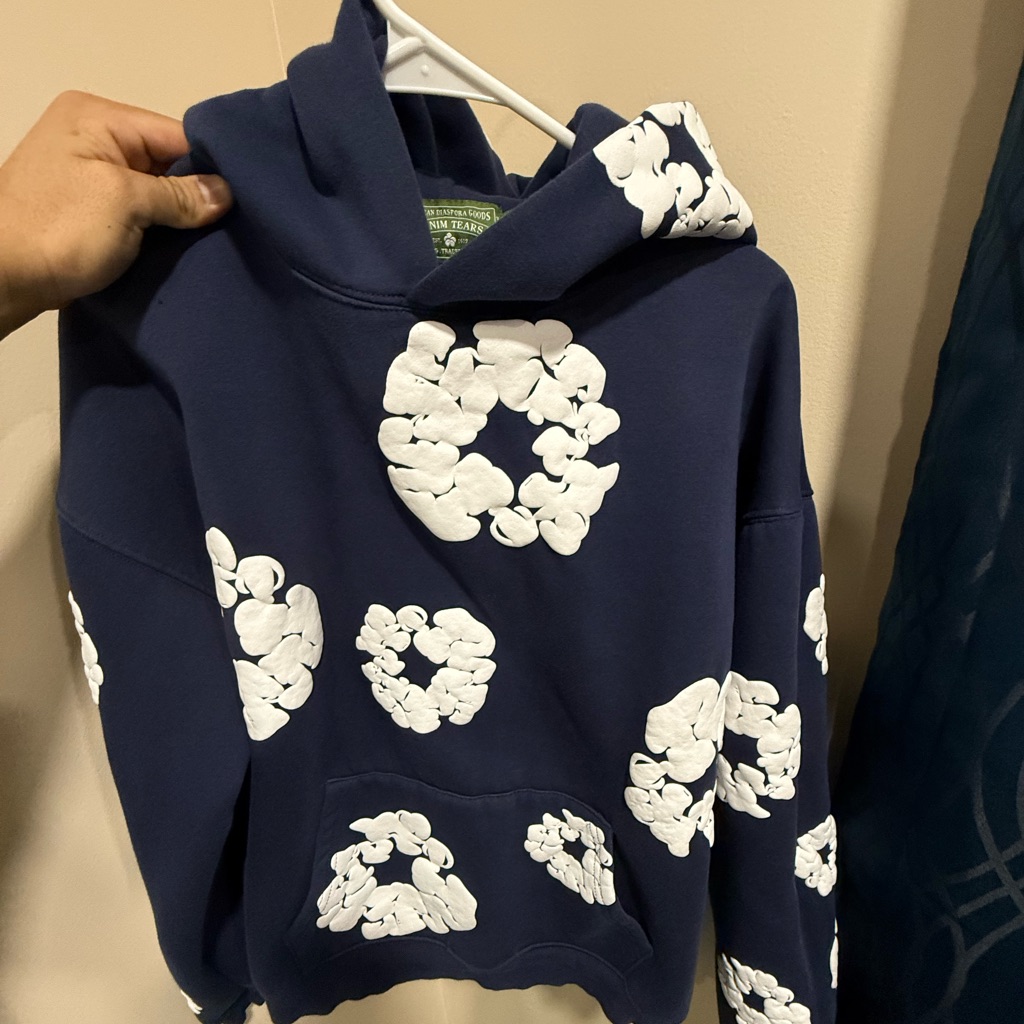 Navy Denim Tears Hoodie